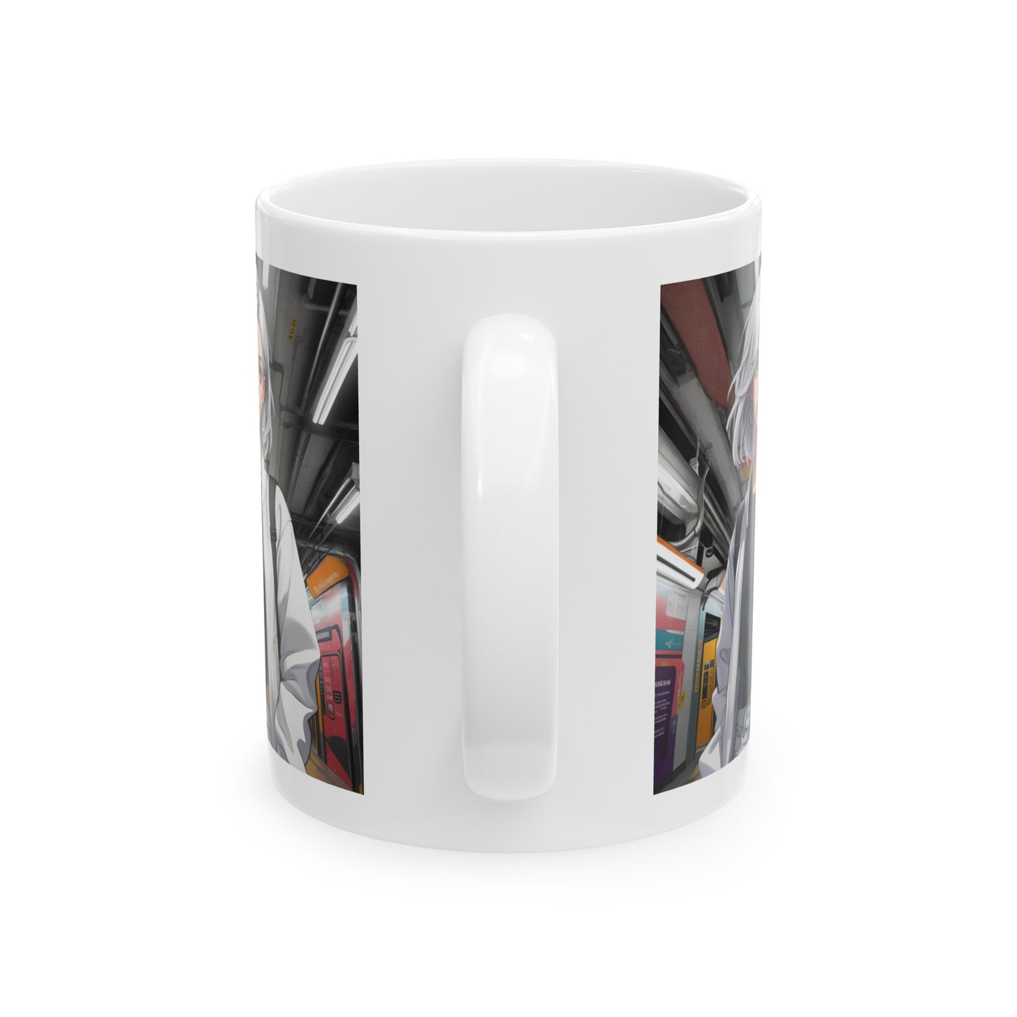 Subway Service | HD Graphic | Anime | Pretty Girl | Coffee | Tea | Hot Chocolate | 11oz | White Mug