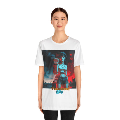 Transcend Fear Graphic Tee - Unisex Jersey Short Sleeve T-Shirt