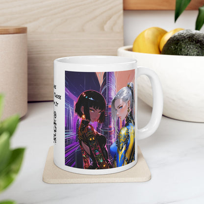 Void Riders | HD Graphic | Anime Style | Sci-Fi | Futuristic | Coffee | Tea | Hot Chocolate | 11oz | White Mug