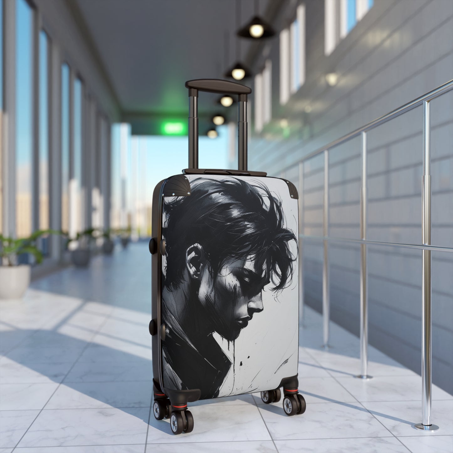 Anime Lover's Suitcase - Bold Graphic Design for Adventurers