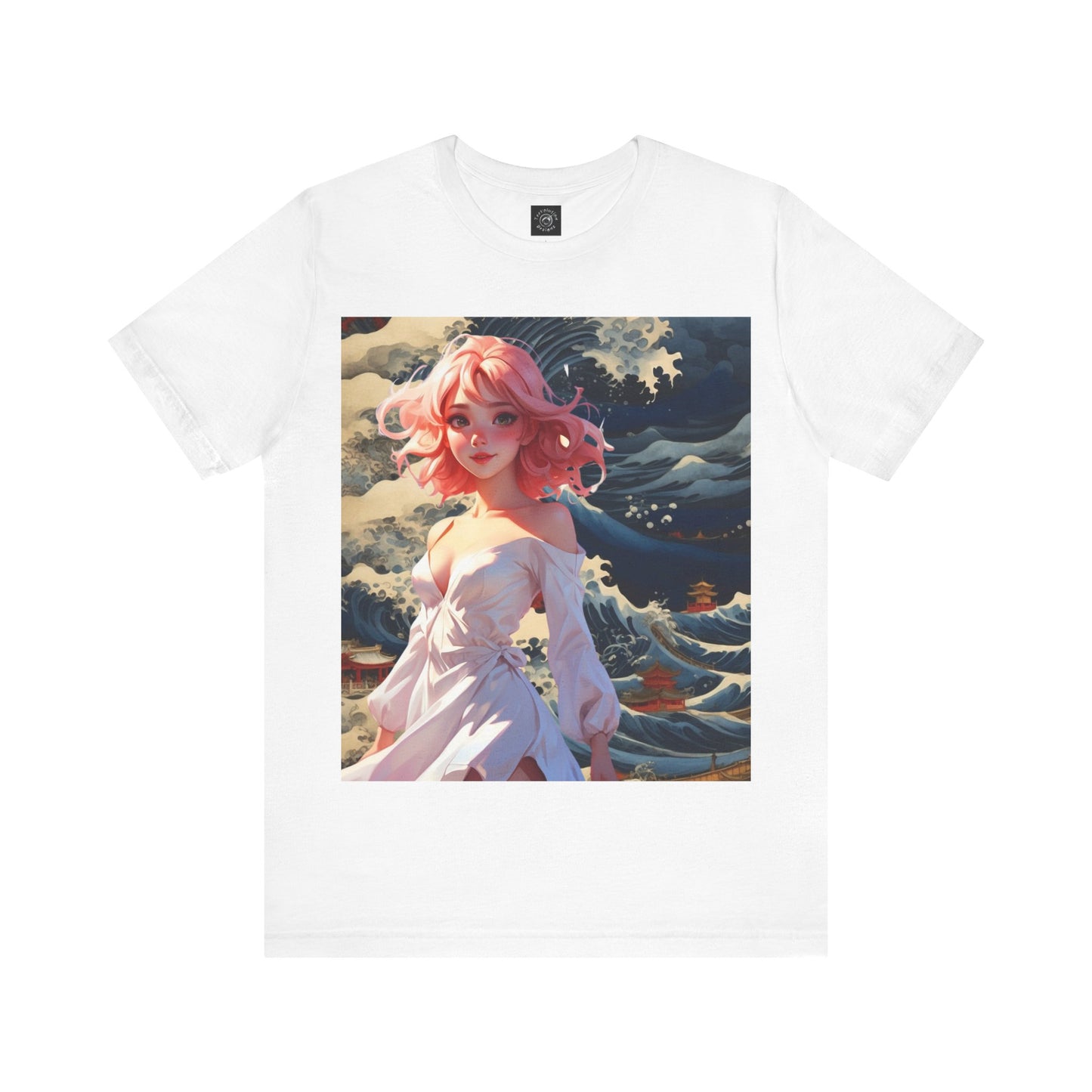 Waves of Beauty | HD Graphic | Pretty Girl | Japanese Art | Men's | Women's | Tee | T-Shirt