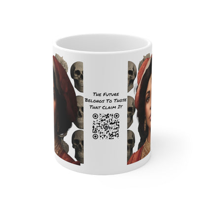 Maman Brigitte | Granny Brigitte | Voodoo | Ghede Family | Loa | Coffee | Tea | Hot Chocolate | Ceramic Mug | 11oz