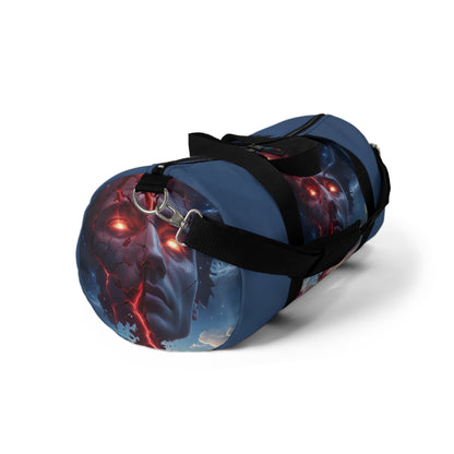 Bold Artwork Duffel Bag - Gym & Travel Tote with Sci-Fi Design