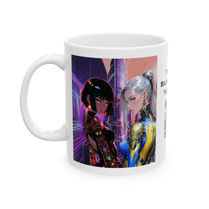Void Riders | HD Graphic | Anime Style | Sci-Fi | Futuristic | Coffee | Tea | Hot Chocolate | 11oz | White Mug