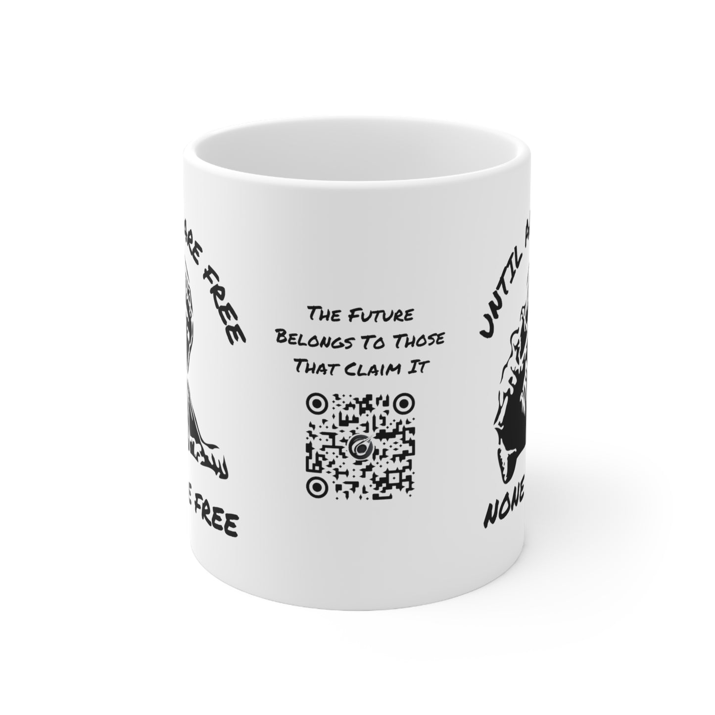 Solidari-Tee | Liberation | Statement Tee | Slingshot | Until All Are Free None Are Free | Freedom | Unity | Coffee | Tea | Hot Chocolate | Ceramic Mug | 11oz