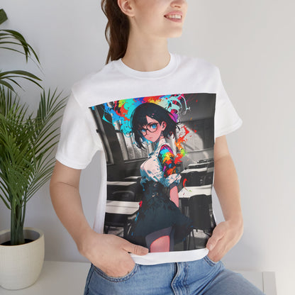 Back 2 Schoolgirl  | Anime | Mixed Medium | Unisex | Men's | Women's | Tee | T-Shirt
