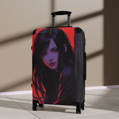 Stylish Anime Suitcase with Bold Artwork