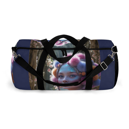 Whimsical Floral Duffel Bag - Stylish Gym & Travel Tote for Women