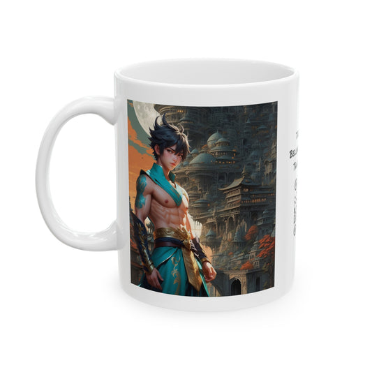 The Warrior's Way | HD Graphic | Fantasy | Anime | Manga | Video Game | Hero | Coffee | Tea | Hot Chocolate | 11oz | White Mug
