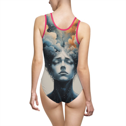 Ethereal Cosmic Women's One-Piece Swimsuit