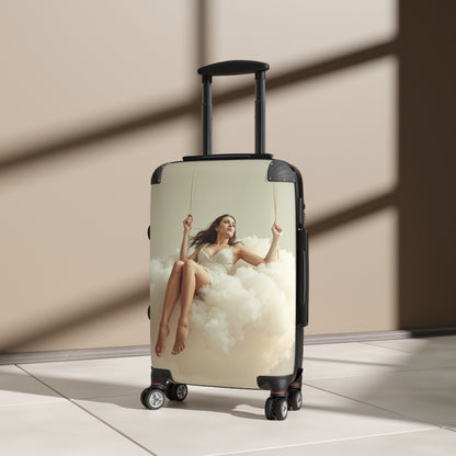 Dreamy Cloud Swing Suitcase - Travel in Style with Whimsical Design