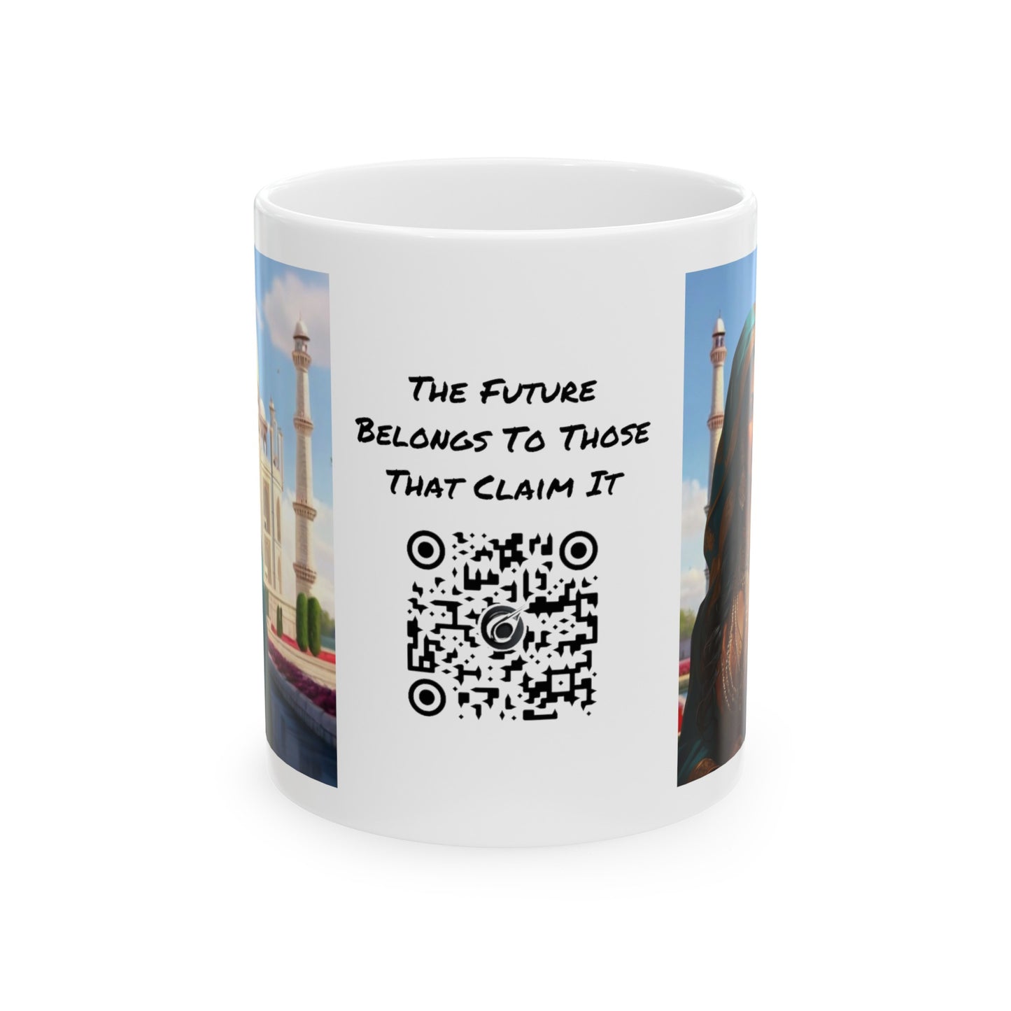 Shuddh Saundary | Taj Mahal | Pure Beauty | HD Graphic | Coffee | Tea | Hot Chocolate | 11oz | White Mug