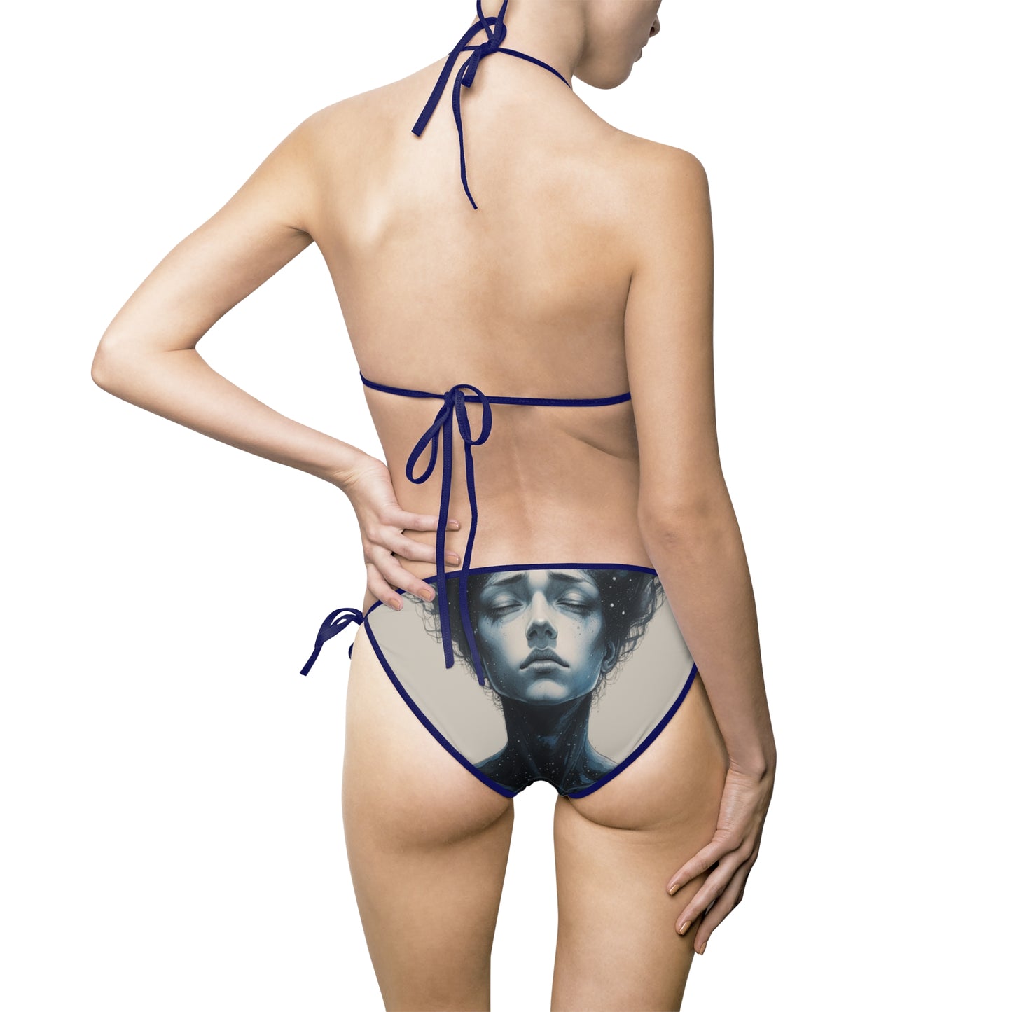 Ethereal Cosmic Women’s Bikini Swimsuit with Unique Design