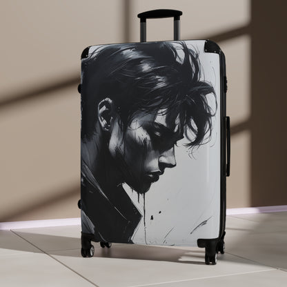 Anime Lover's Suitcase - Bold Graphic Design for Adventurers
