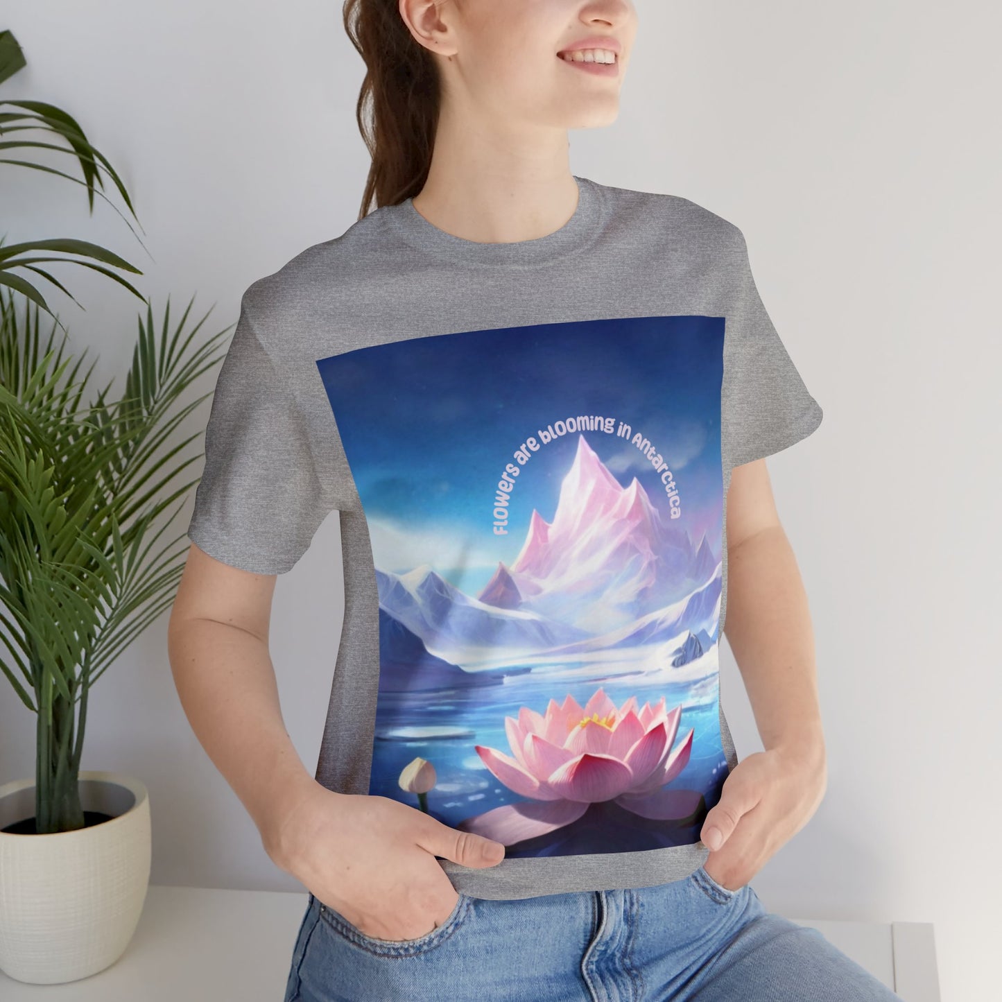 Flowers Are Blooming In Antarctica | IYKYK | Climate Change | Unisex | Men's | Women's | Tee | T-Shirt | FABIA | Quality tee print