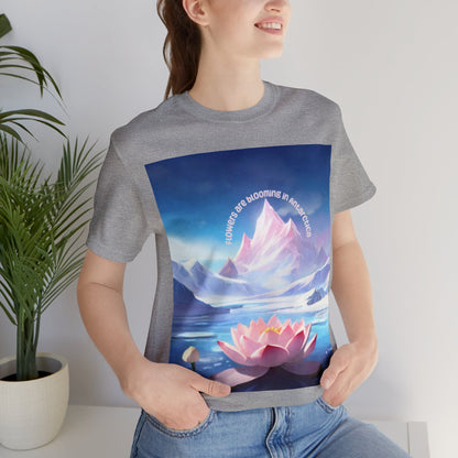 Flowers Are Blooming In Antarctica | IYKYK | Climate Change | Unisex | Men's | Women's | Tee | T-Shirt | FABIA | Quality tee print