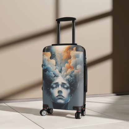 Artistic Cloud Dreamer Suitcase - Dreamy Cloud Design for Travelers