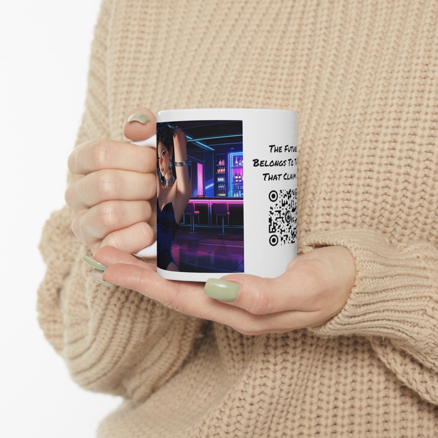 Before The Storm | HD Graphic | Anime | Waitress | Coffee | Tea | Hot Chocolate | 11oz | White Mug