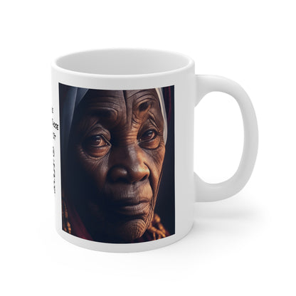 Wisdom's Face | African Woman | HD | Photorealistic | Teevolution | Coffee | Tea | Hot Chocolate | Ceramic Mug | 11oz