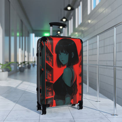 Stylish Travel Suitcase with Bold Anime Design