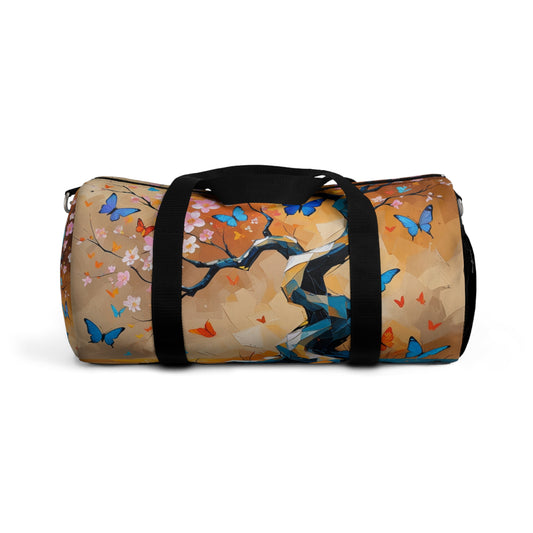 Colorful Butterfly Duffel Bag - Vibrant Travel Companion for Nature Lovers