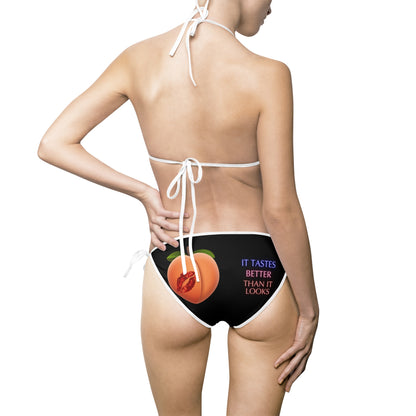 Stylish Women's Bikini Swimsuit - Vibrant Graphic Design for Beach & Pool