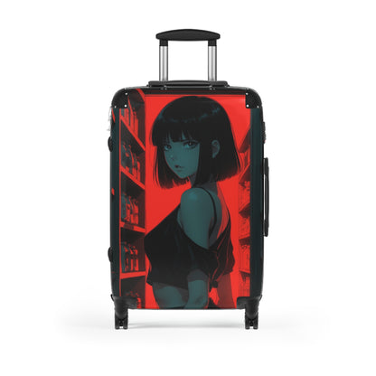 Stylish Travel Suitcase with Bold Anime Design