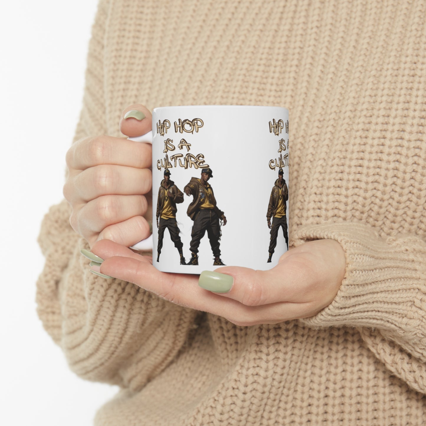 Hip Hop Is A Culture | Rappers | Music Lover's Gift | Teevolution | Afrocentric | Coffee | Tea | Hot Chocolate | Ceramic Mug | 11oz