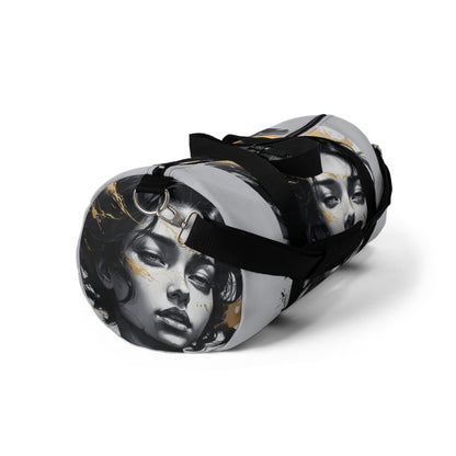 Artistic Duffel Bag - Unique Graphic Design for Travel and Gym