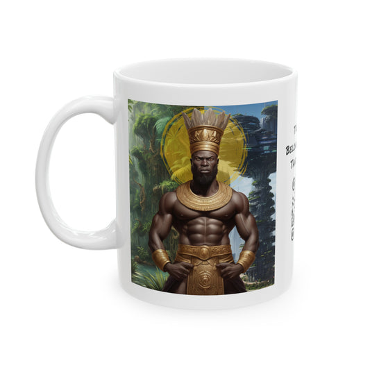 A Once And Future King | HD Graphic | Sci-Fi | Black Character | King | Coffee | Tea | Hot Chocolate | Ceramic Mug | 11oz