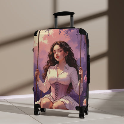 Garden Muse Suitcase with Elegant Design for Fashionable Adventurers