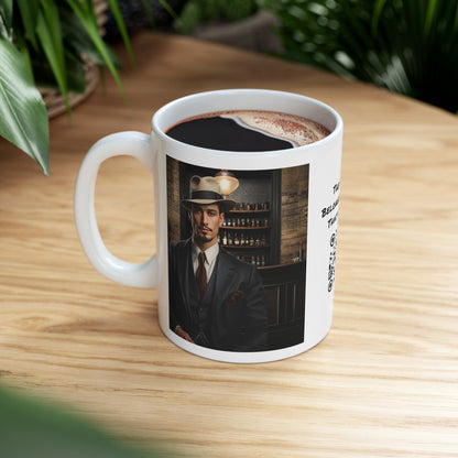 Gangster Is As Gangster Does | HD Graphic | Prohibition | Speakeasy | Coffee | Tea | Hot Chocolate | 11oz | White Mug