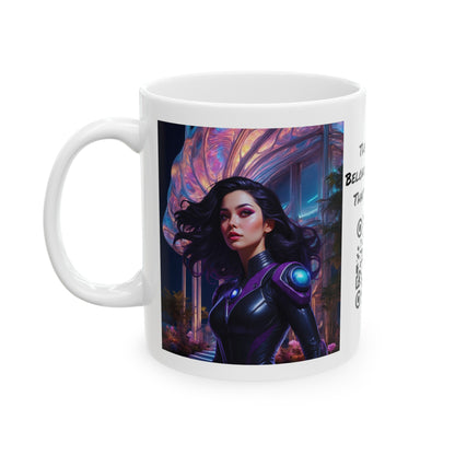 Space Siren | HD Graphic | Sci-Fi | Coffee | Tea | Hot Chocolate | 11oz | White Mug