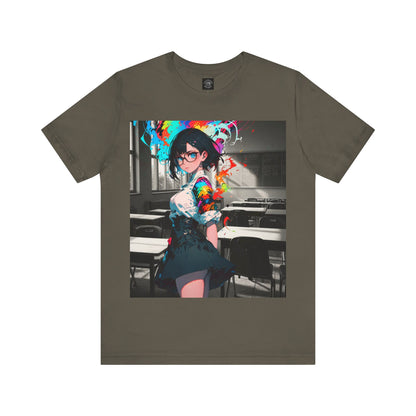 Back 2 Schoolgirl  | Anime | Mixed Medium | Unisex | Men's | Women's | Tee | T-Shirt