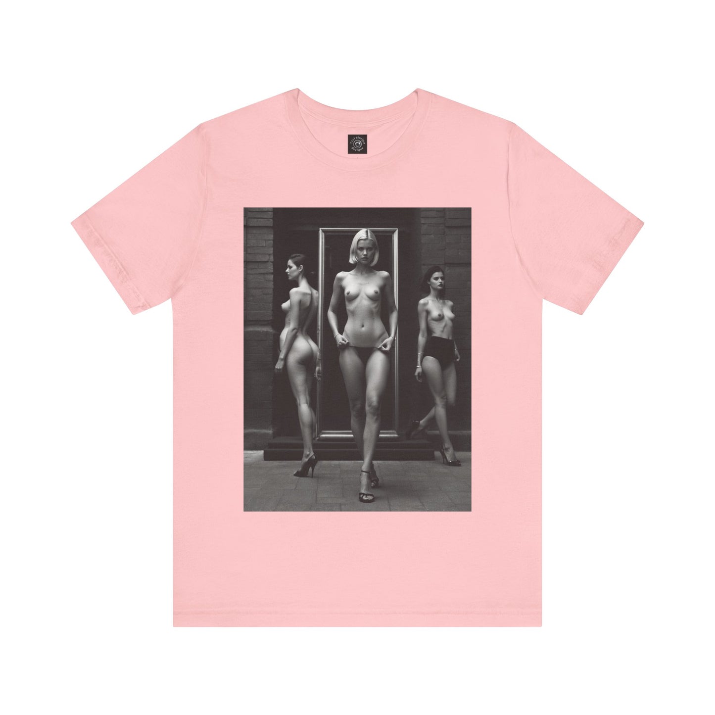 Black And White Beauties | Photorealism | Art | Nudes| Models | Fashion | HD Graphics | Unisex | Men's | Women's | Tee | T-Shirt
