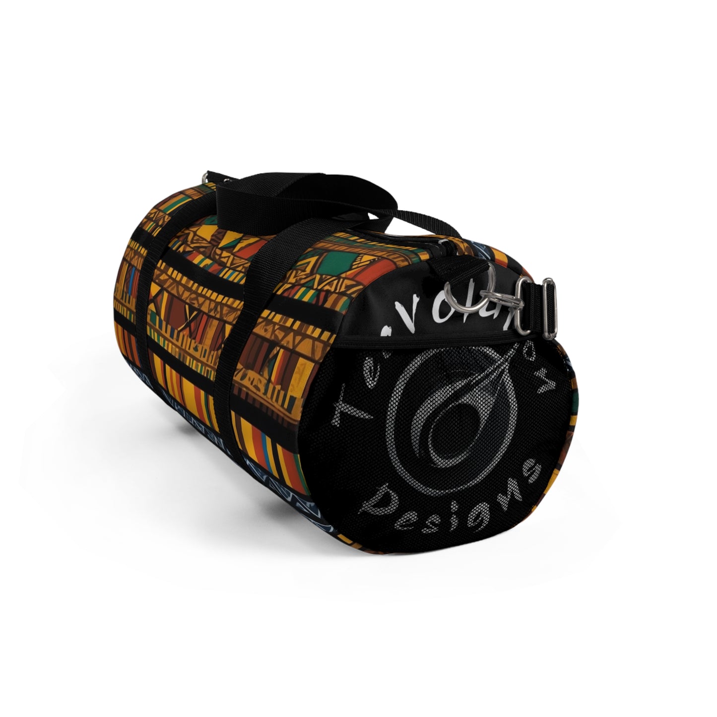 Vibrant African Inspired Pattern Duffel Bag - Stylish Sports & Travel Carryall