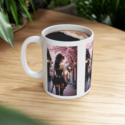 Onna-Bugeisha | Photorealistic | HD Graphic | Female Samurai | Girl Power | Coffee | Tea | Hot Chocolate | 11oz | White Mug