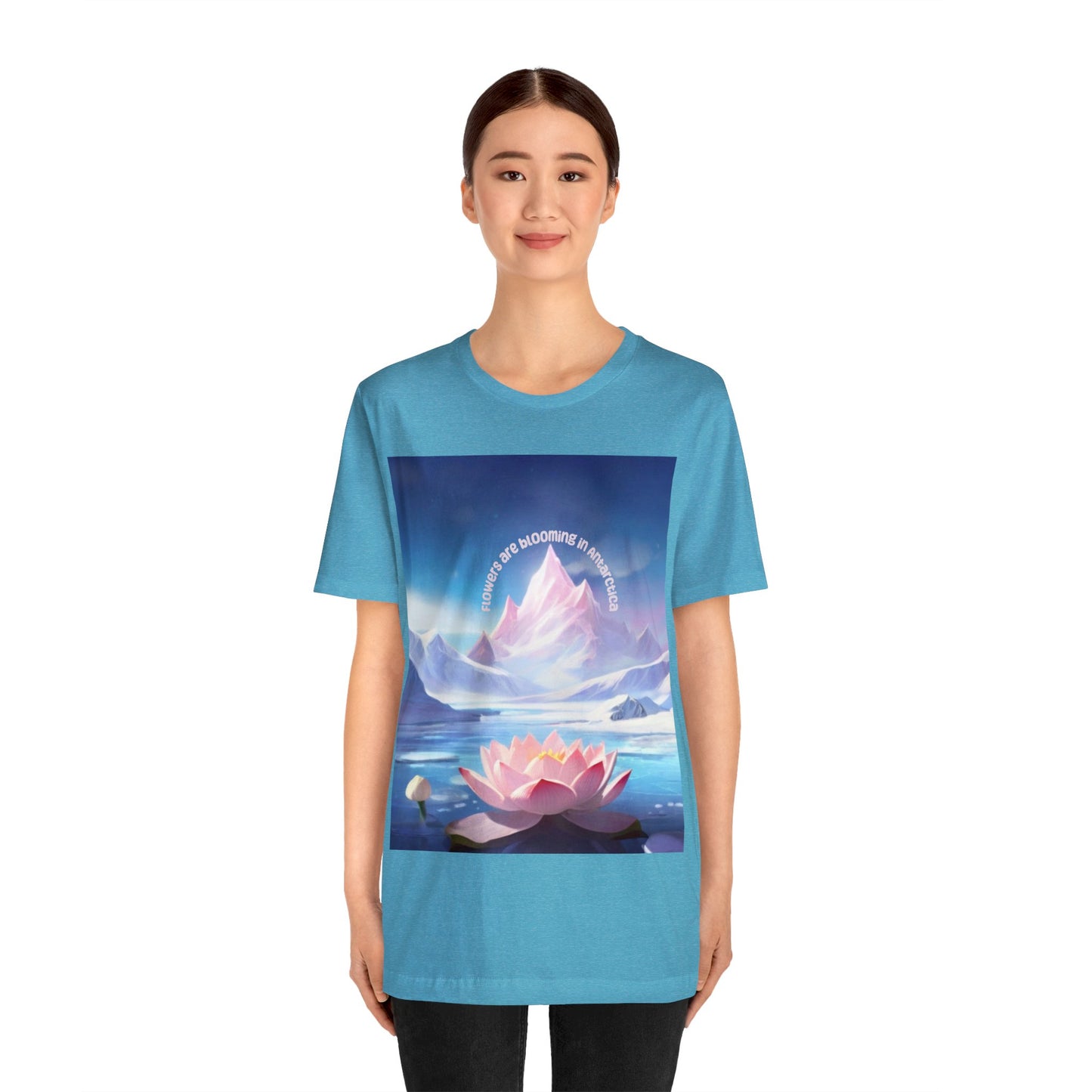 Flowers Are Blooming In Antarctica | IYKYK | Climate Change | Unisex | Men's | Women's | Tee | T-Shirt | FABIA | Quality tee print