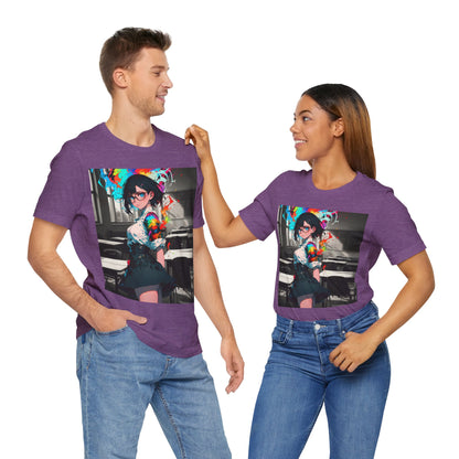 Back 2 Schoolgirl  | Anime | Mixed Medium | Unisex | Men's | Women's | Tee | T-Shirt