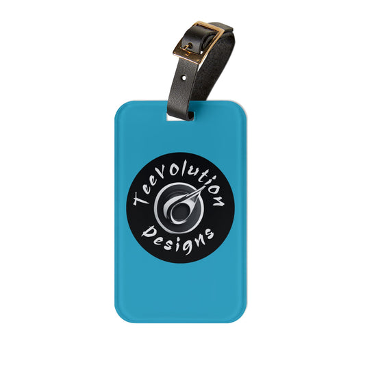 Personalized Travel Luggage Tag - Unique Turquoise Design for Adventurers