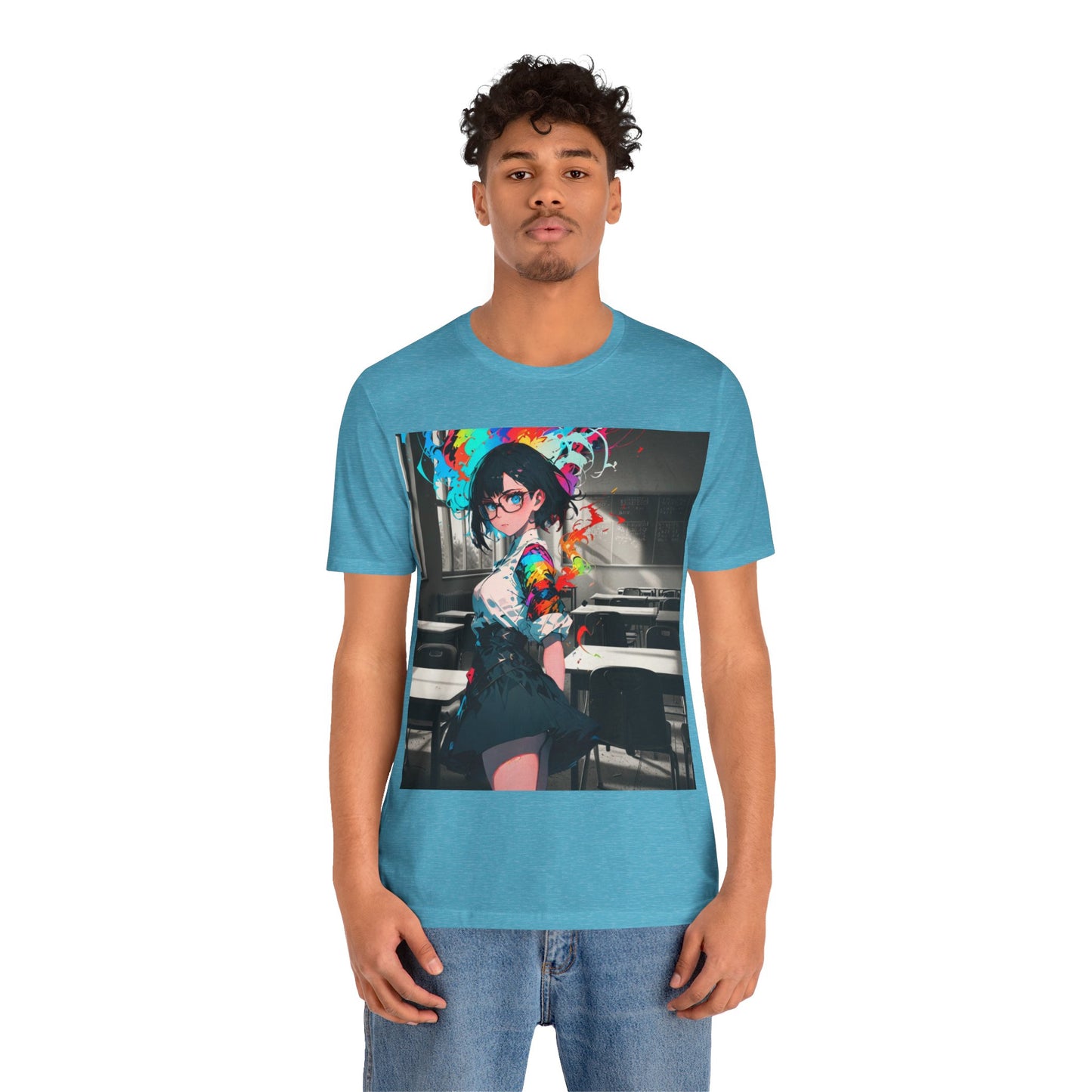 Back 2 Schoolgirl  | Anime | Mixed Medium | Unisex | Men's | Women's | Tee | T-Shirt