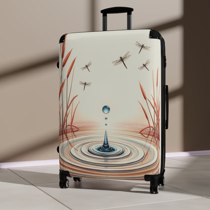 Tranquil Waters Suitcase for Travel Enthusiasts