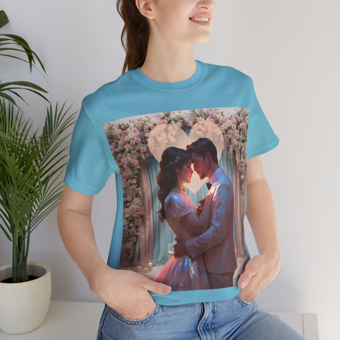 Love Is The Message | HD Graphic | Romance | Wedding | Engagement | Proposal | Unisex | Men's | Women's | Tee | T-Shirt