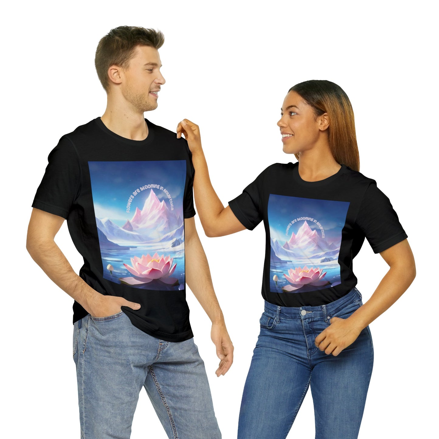 Flowers Are Blooming In Antarctica | IYKYK | Climate Change | Unisex | Men's | Women's | Tee | T-Shirt | FABIA | Quality tee print