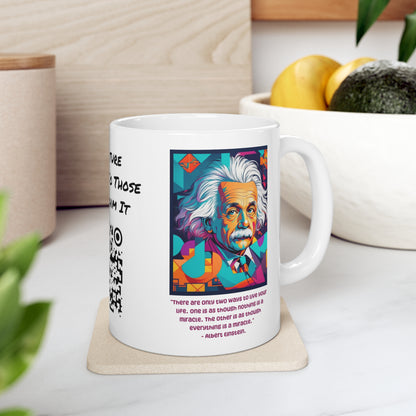 Copy of HD Graphics | Science | Geek Gift | Einstein | Ceramic Mug | 11oz