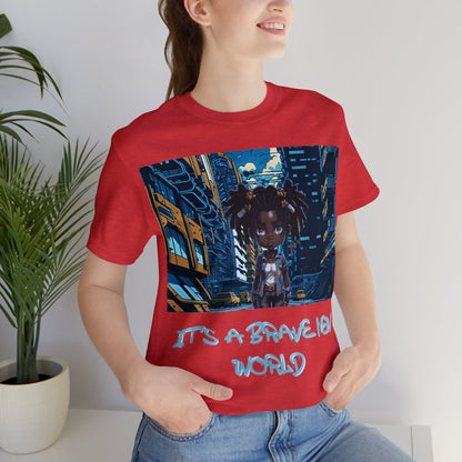 Brave New World | Black Girl Magic | Anime | HD Graphic | Trendy | Artwork |  Unisex | Men's | Women's | Tee | T-Shirt