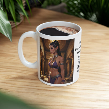 Keeper Of The Temple's Secrets | HD Graphic | Fantasy | Anime | Coffee | Tea | Hot Chocolate | 11oz | White Mug