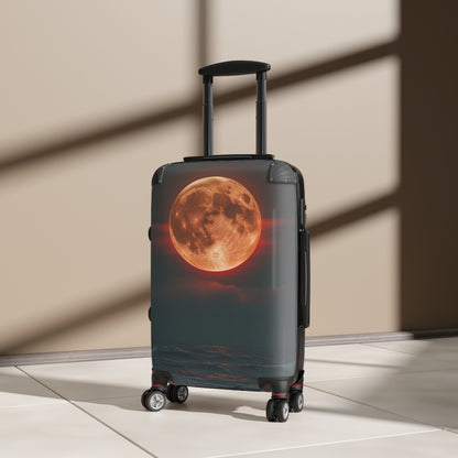 Moonlit Ocean Suitcase - Stylish Travel Luggage for Adventure Seekers