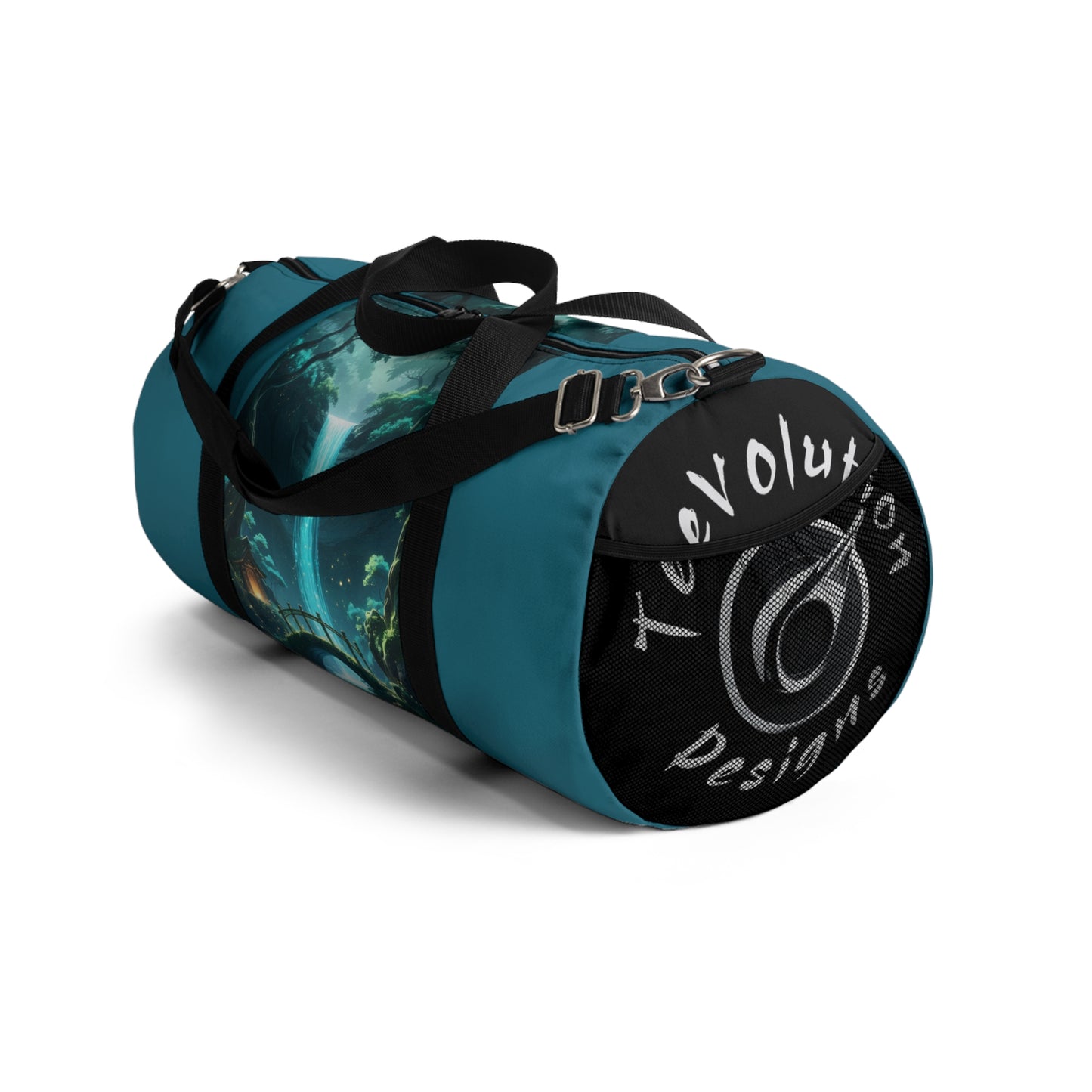Scenic Waterfall Duffel Bag - Perfect for Travel and Gym