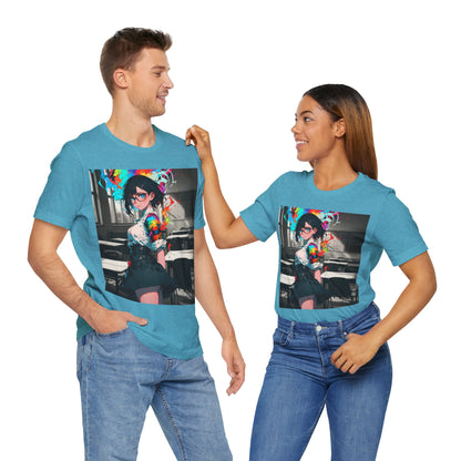 Back 2 Schoolgirl  | Anime | Mixed Medium | Unisex | Men's | Women's | Tee | T-Shirt